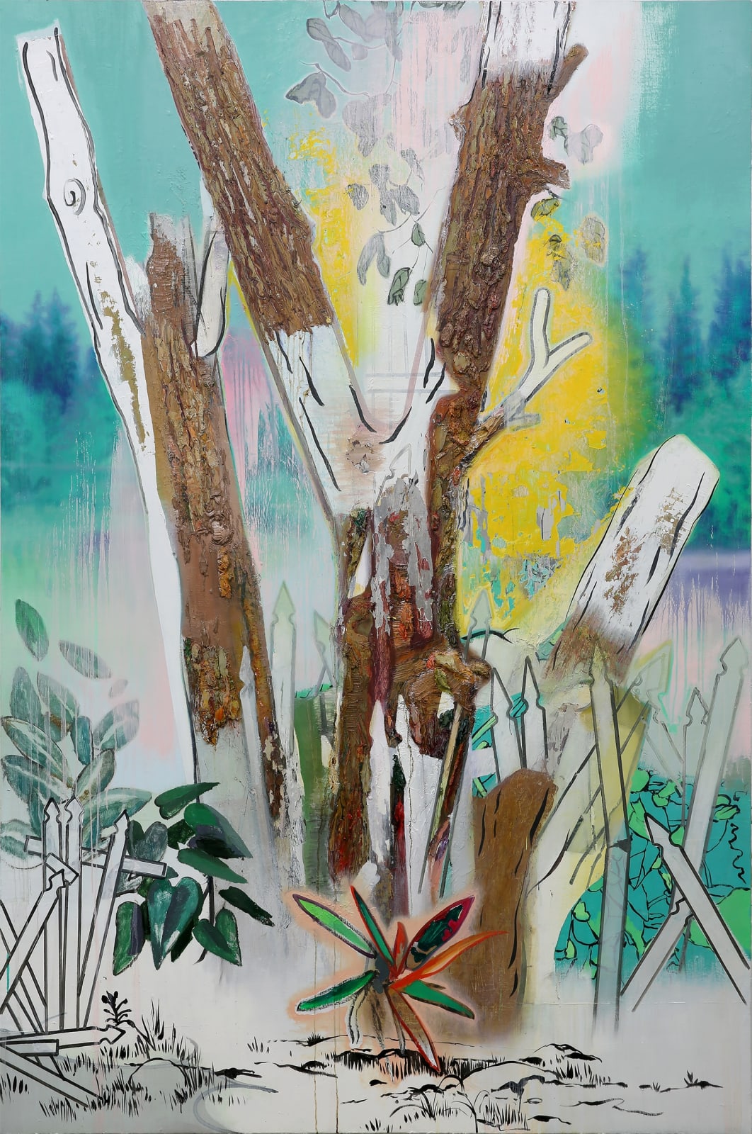 Dil Hildebrand, Tree the Fence , 2025