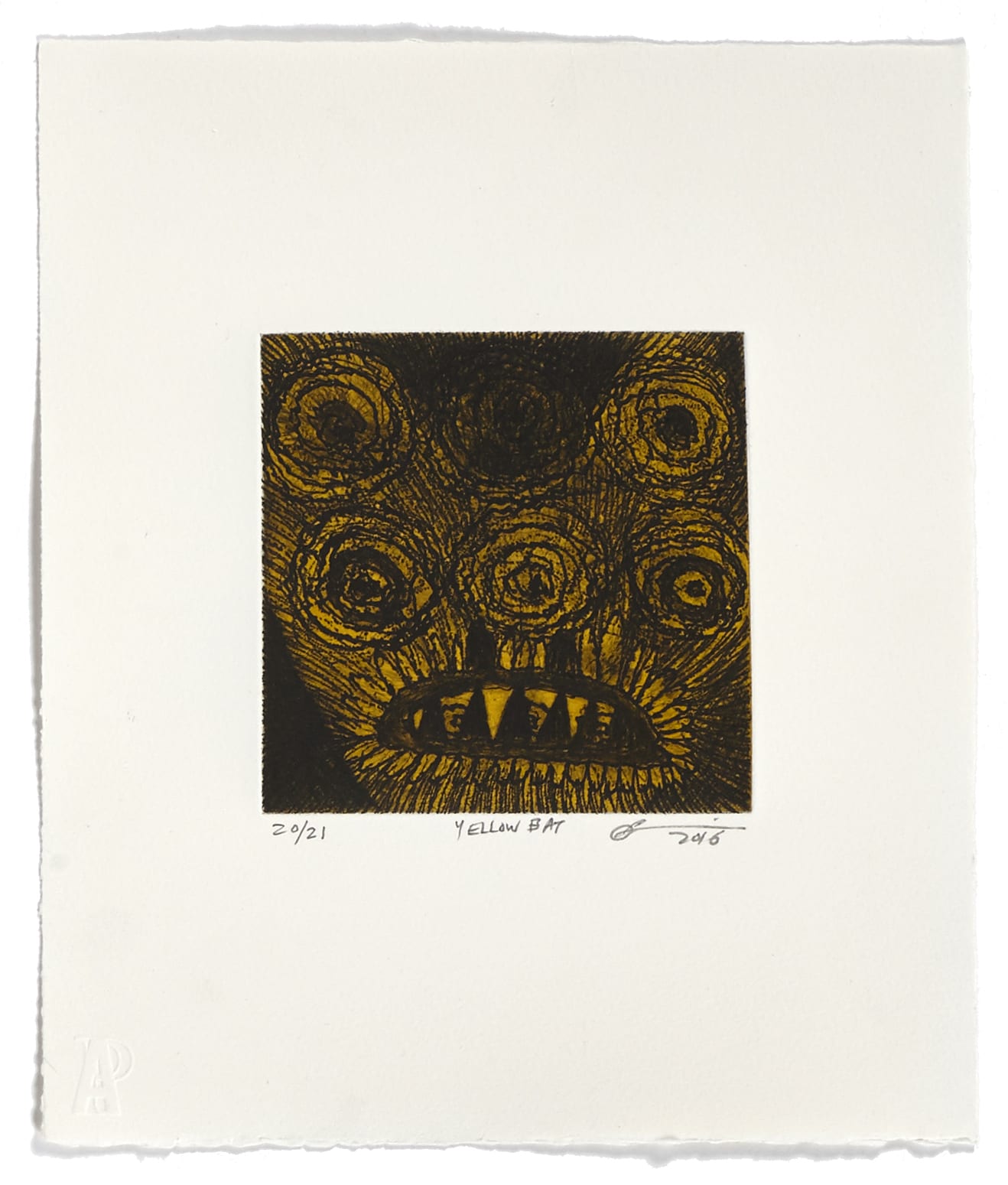 Ed Pien, Yellow Bat, 2016