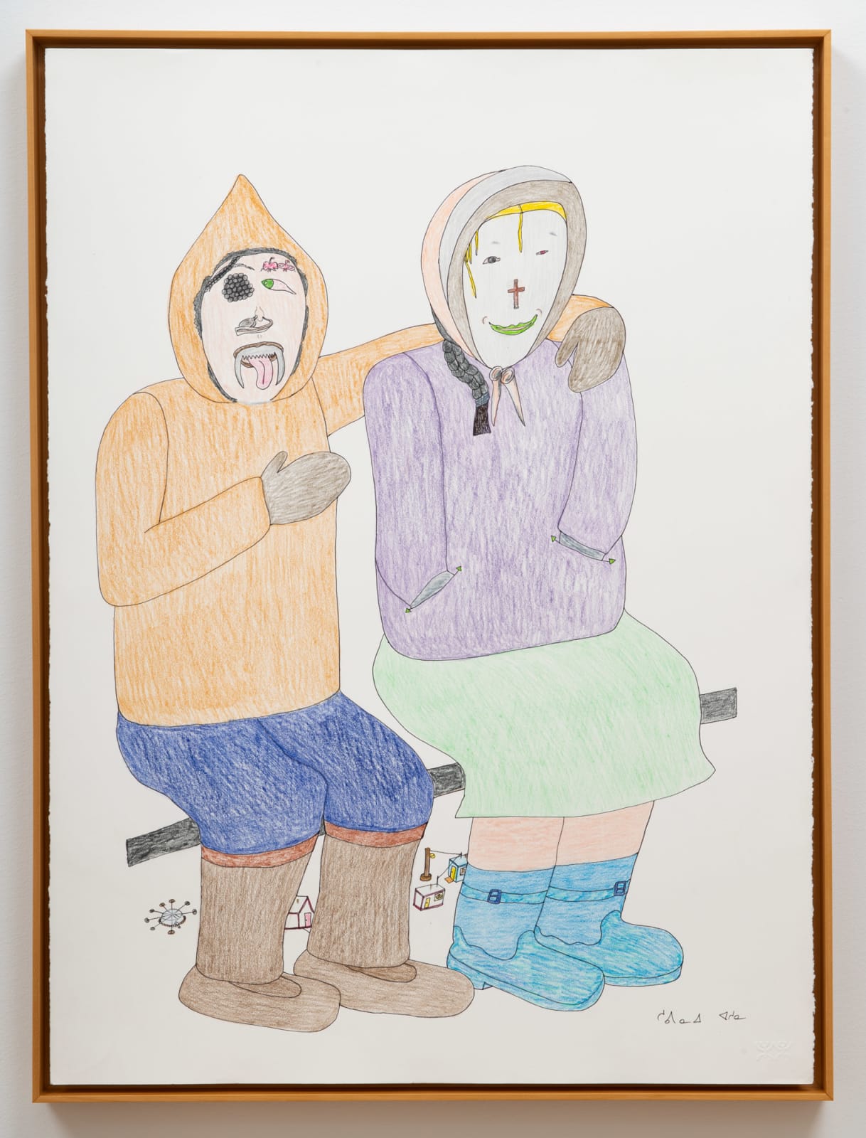 Shuvinai Ashoona, 148-1338 [Giants Over the Hamlet], 2008-2009