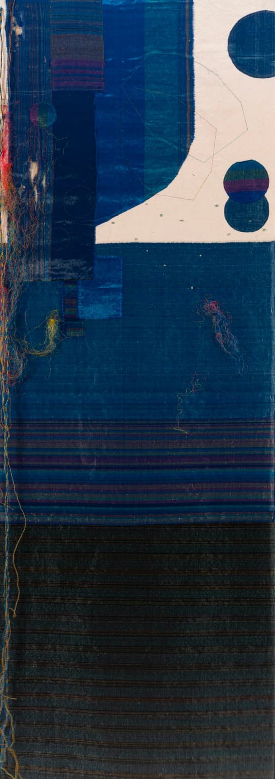 Ari Bayuaji, Floating on the Waves tapestry #6, 2023
