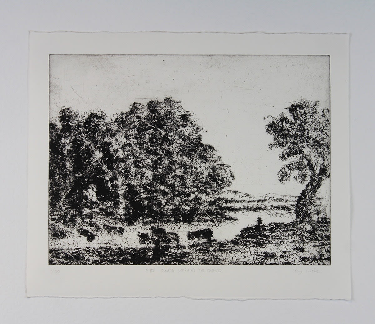 Ripley Whiteside, D’après « Le bouvier » de Claude Lorrain / After Claude Lorrain's The Cowherd, 2025