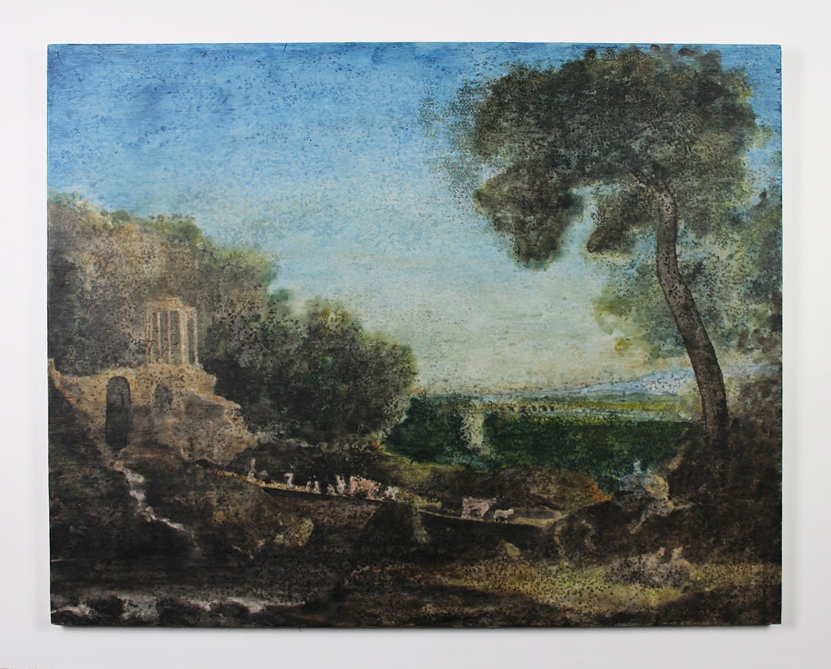 Ripley Whiteside, D’après « Paysage pastoral» de Claude Lorrain / After Claude Lorrain's Landscape with Shepherds, 2025