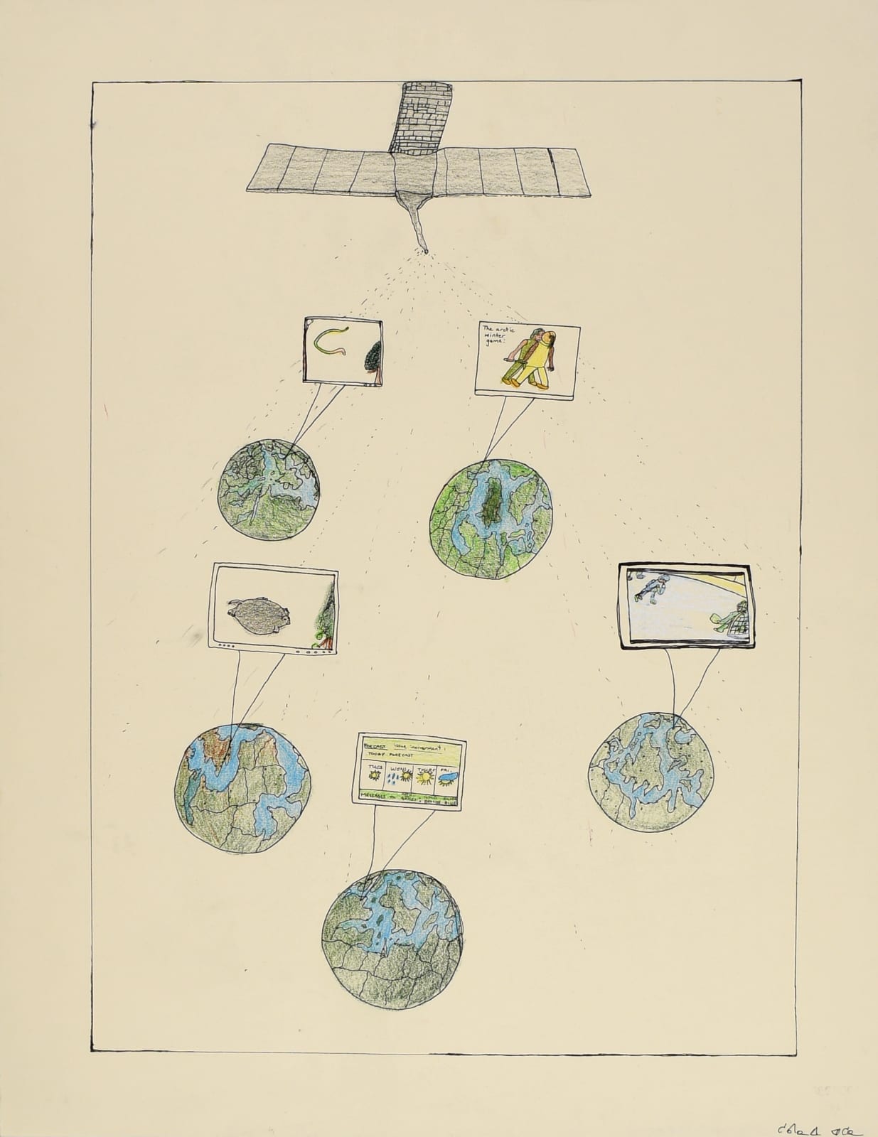 Shuvinai Ashoona, 148-1099 [Earths and Communication], 2007-2008