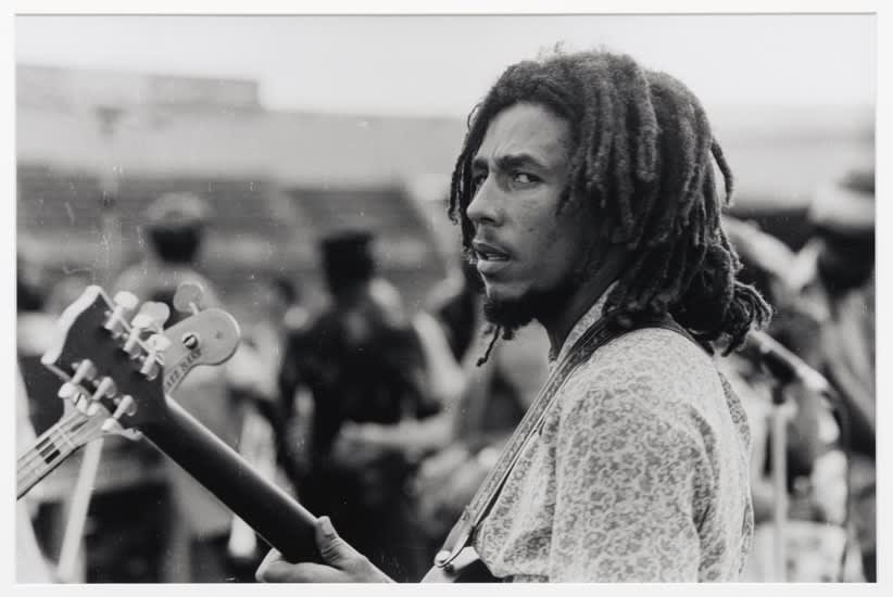 Kwame Brathwaite, Untitled (Marley, Kingston, Jamaica sound check), 1975 c.