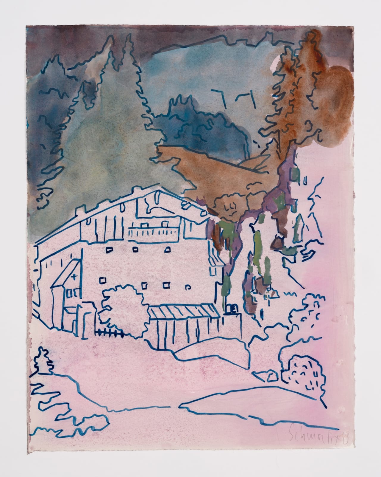 Hubert Schmalix, Chalet, 2013