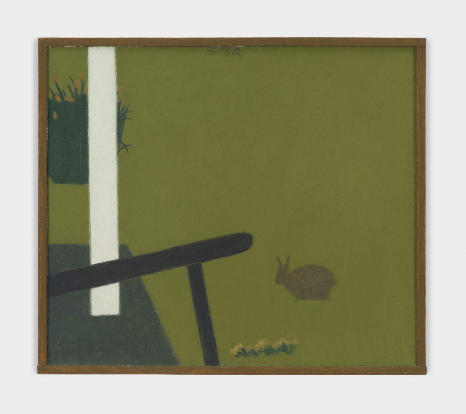 John Joseph Mitchell, A Rabbit by the Porch, 2023