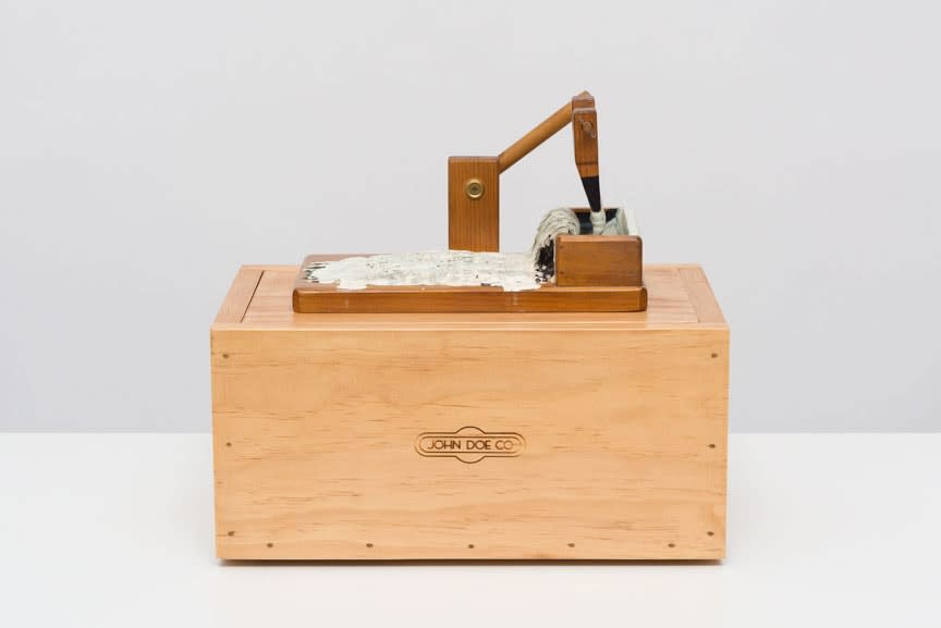 Carl Cheng, Art Tool Paint Experiments, Paint Experiments with Display boxes #5, 1972