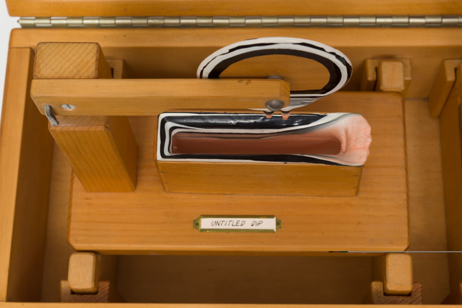 Carl Cheng, Art Tool Paint Experiments, Dip and Drip in Display Box, 1972