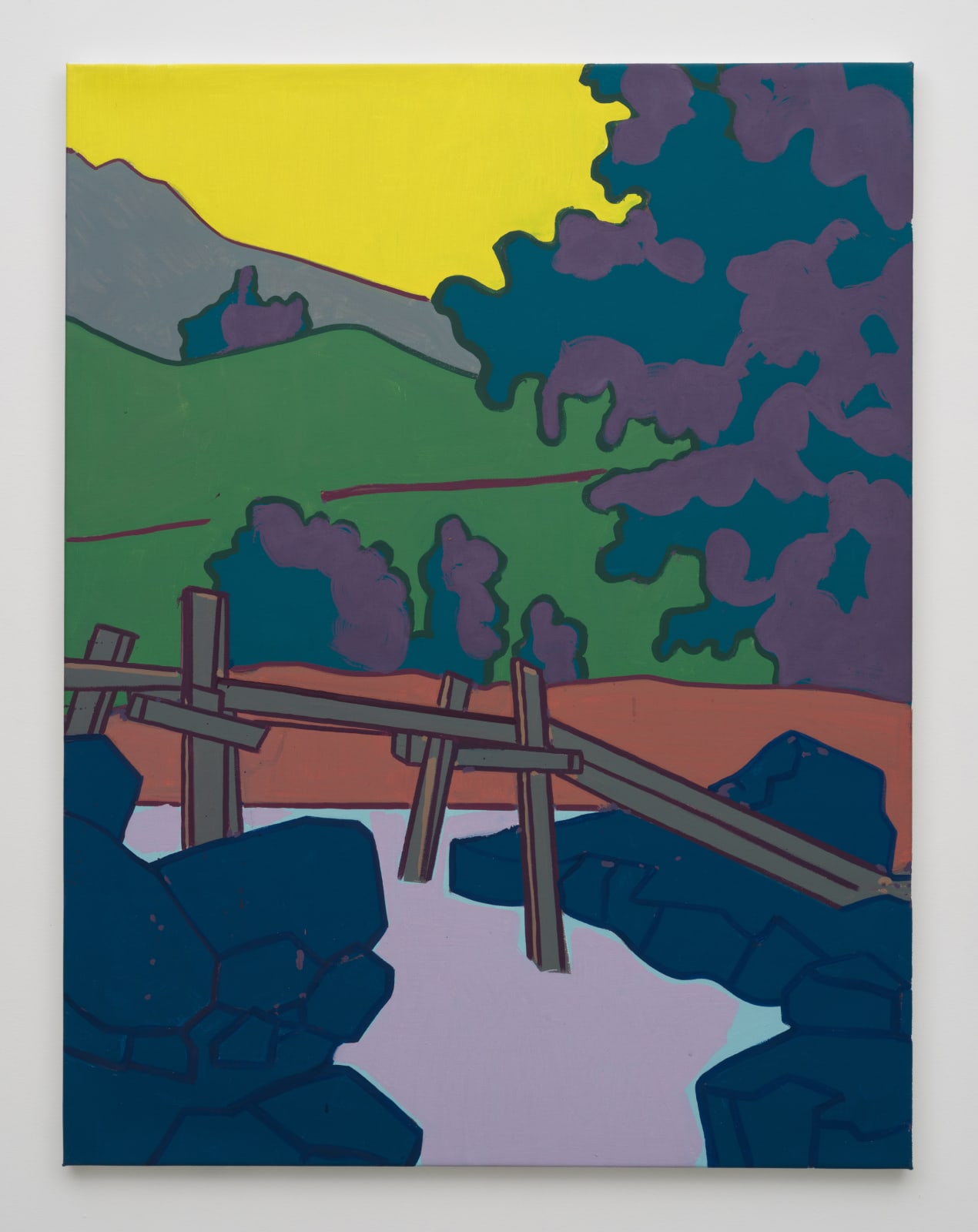 Hubert Schmalix, Perilous Passage, 2017