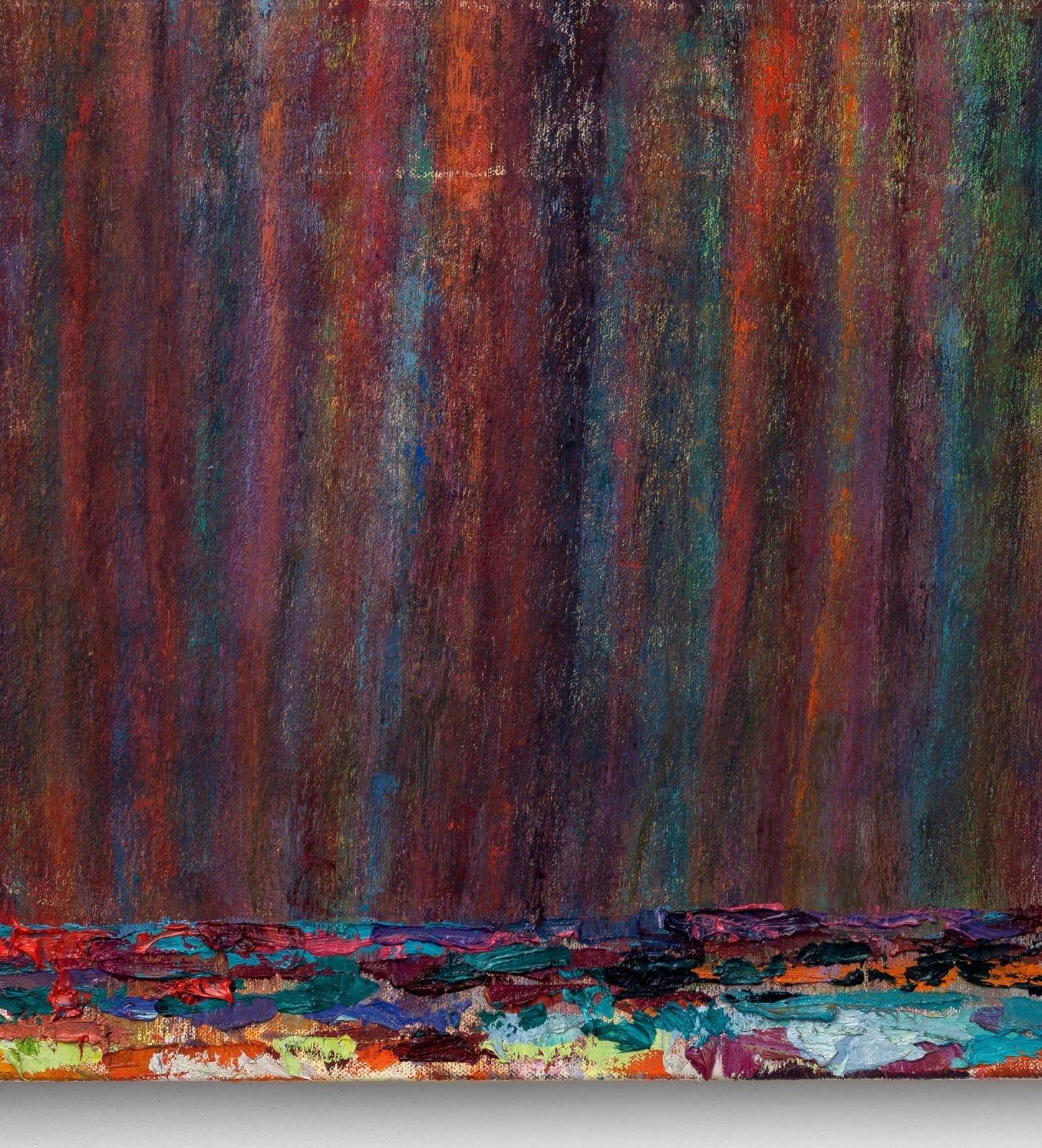 Rema Ghuloum, Facade (Red), 2024