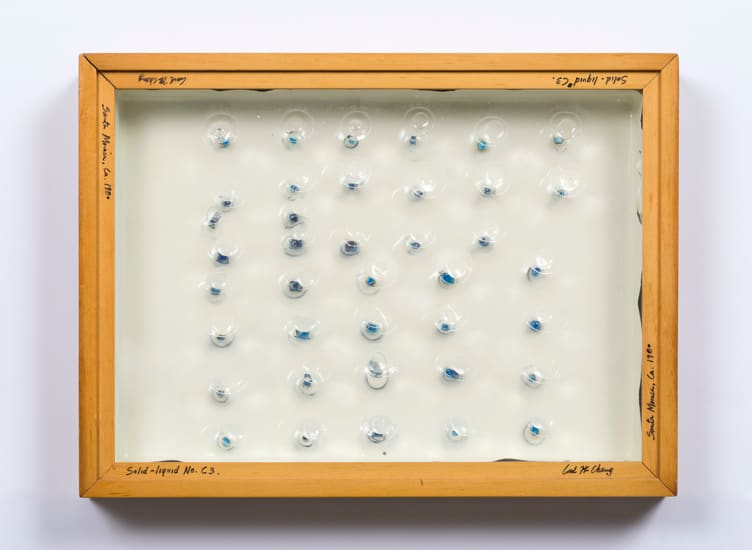 Carl Cheng, Liquid/Solid Series: Solid - liquid No. C3, 1980