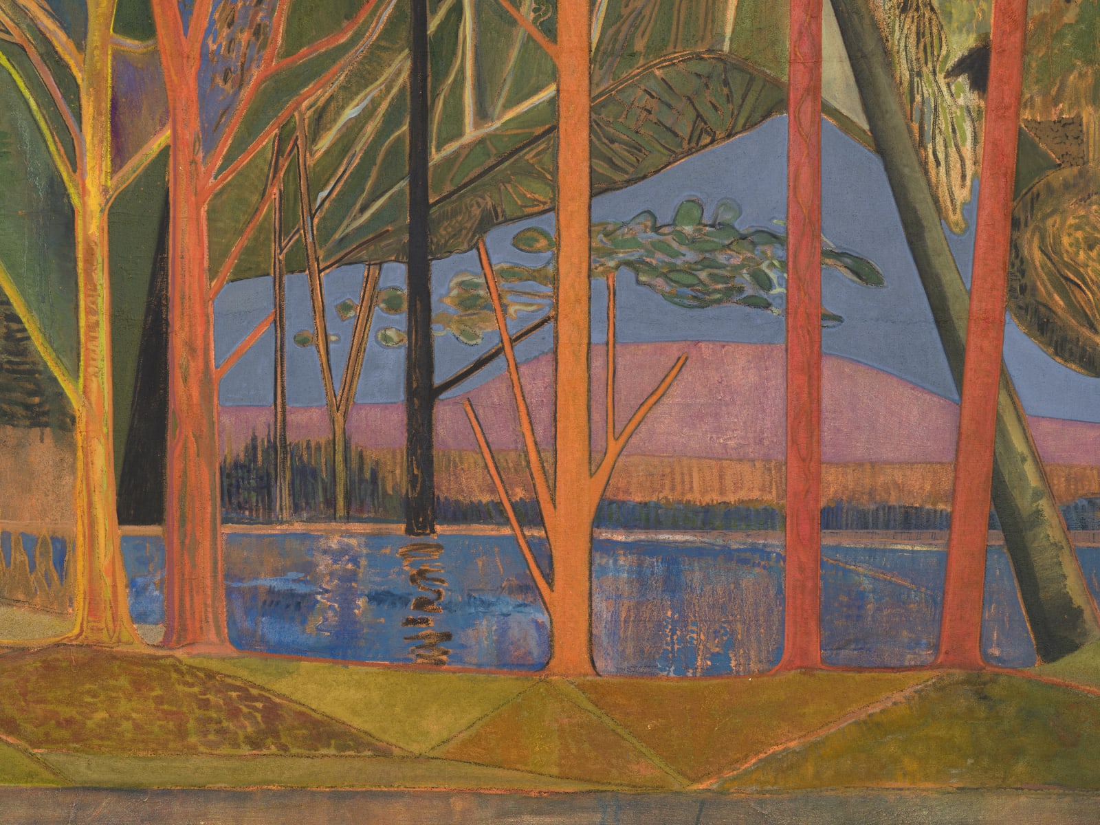 Sky Glabush, Lake In The Forest, 2020