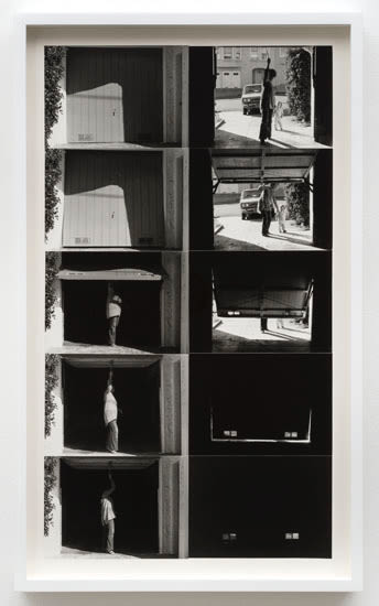 Lew Thomas, OPENING & CLOSING THE GARAGE DOOR: 2 Perspectives, 1972/2015