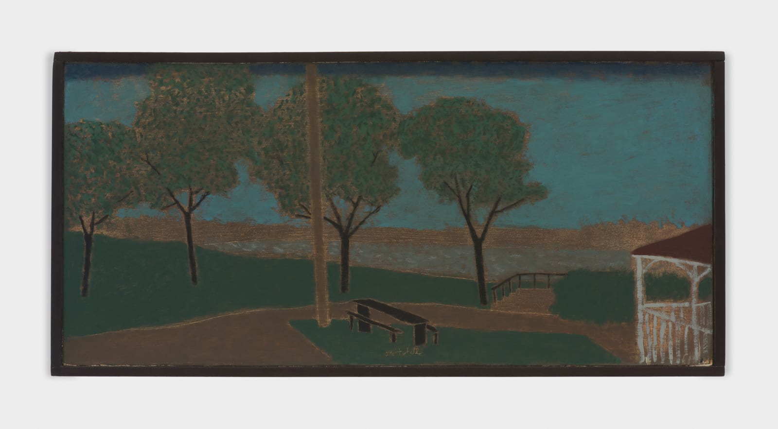 John Joseph Mitchell, The River Park at Night, 2023