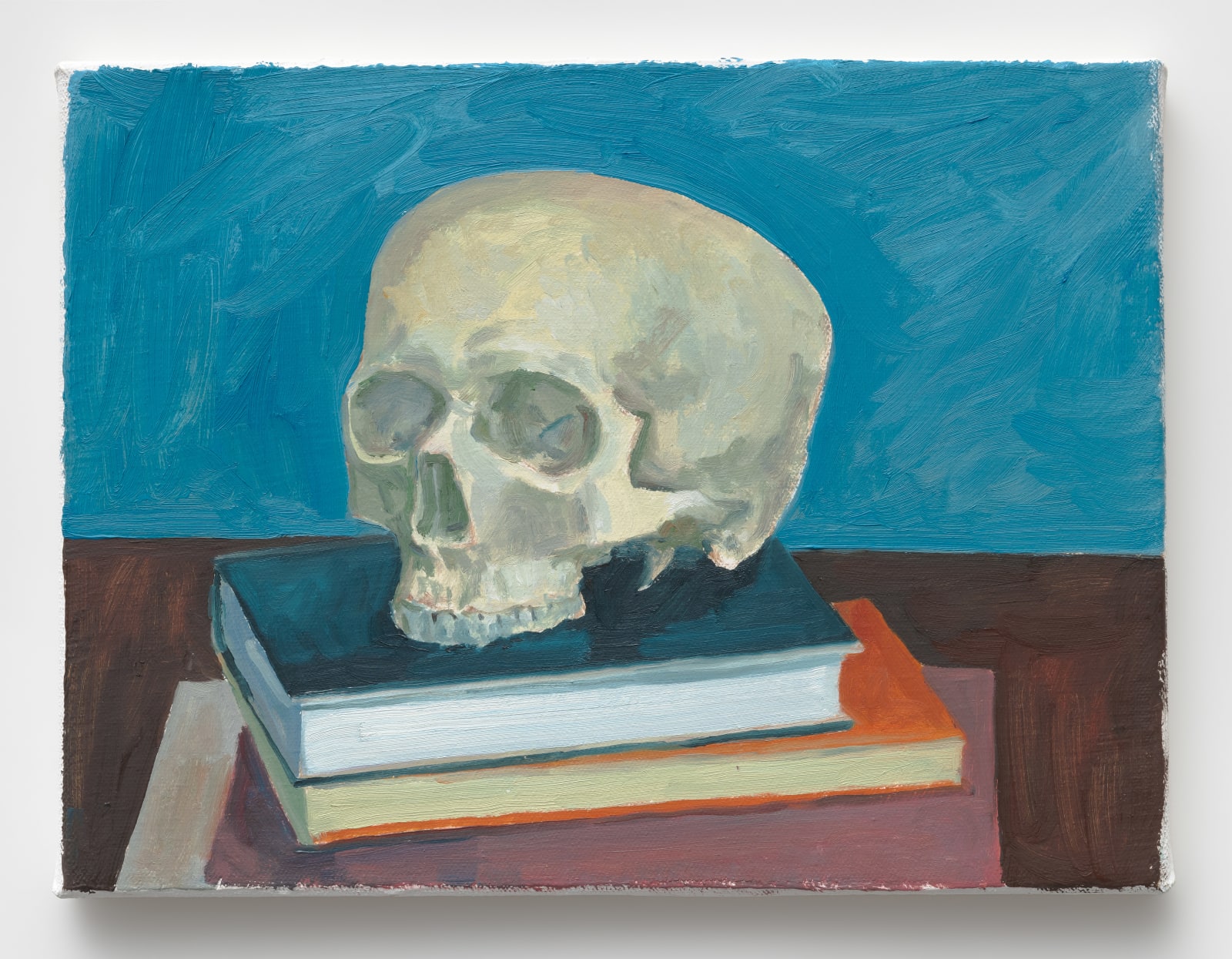 Tomory Dodge, Skull with Books, 2023
