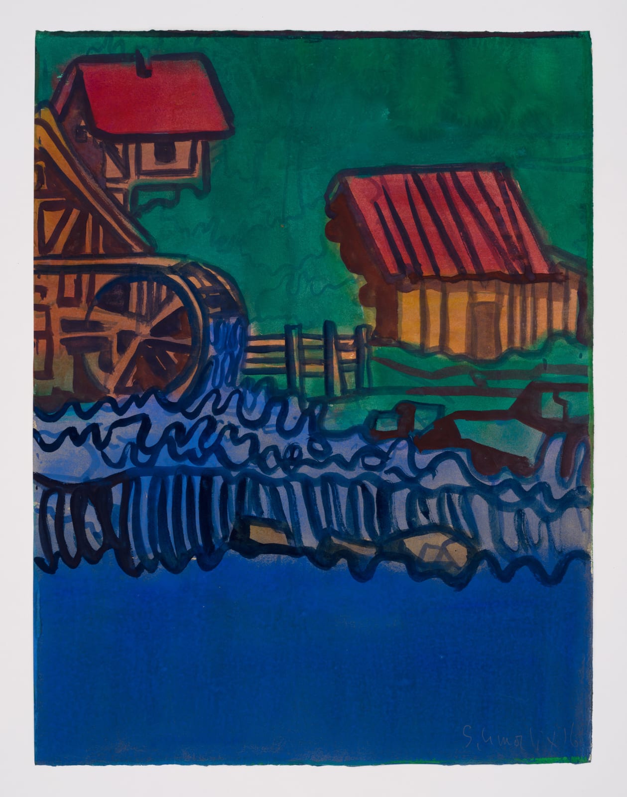 Hubert Schmalix, Untitled, 2016