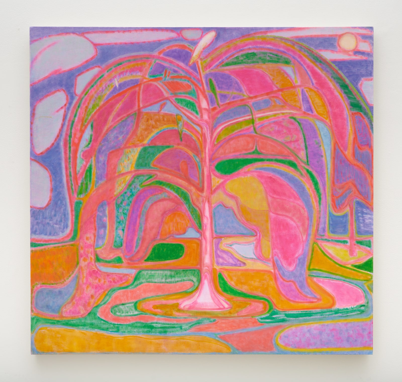 Laurie Nye, Mama's Tree in Calico Colors I, 2022