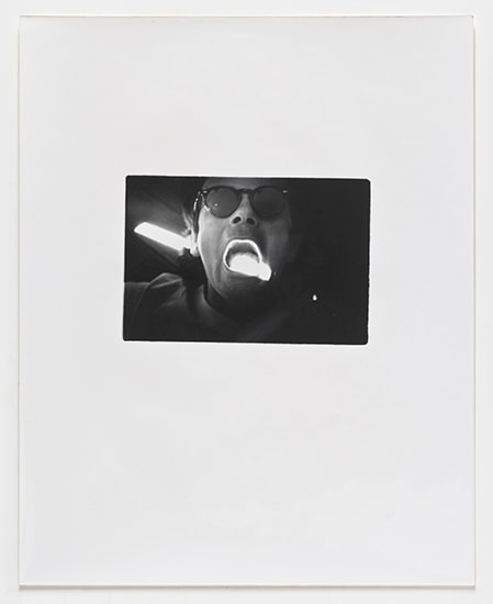 Lew Thomas, Eat/Light (Self-Portrait #1), 1972