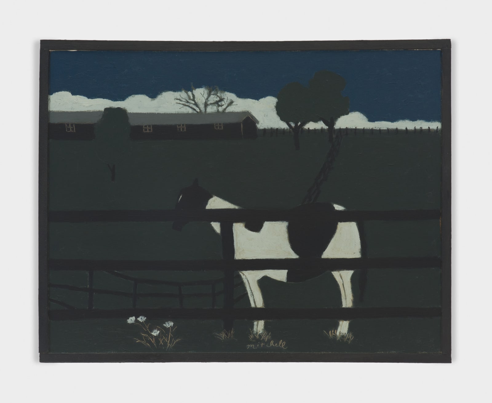 John Joseph Mitchell, Horse Behind a Fence, 2023