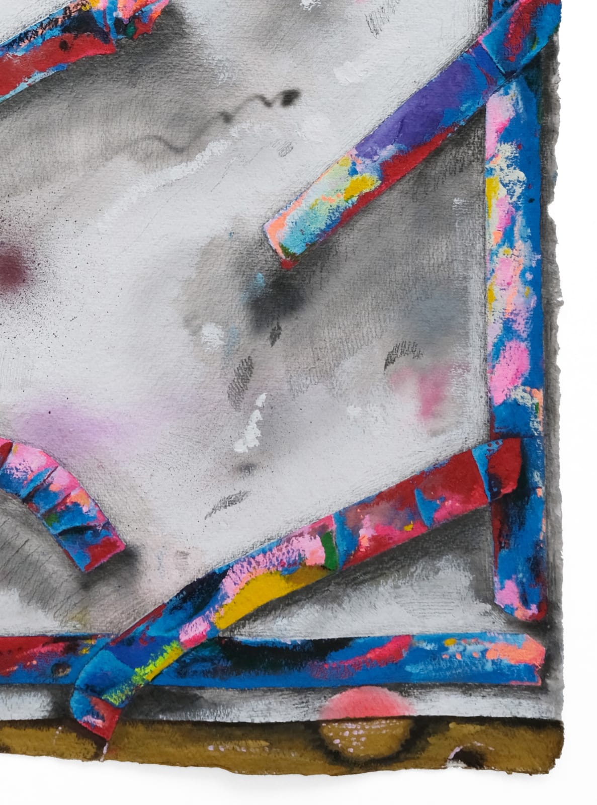 Katy Cowan, Neptune reclining, remnants of color, 2024