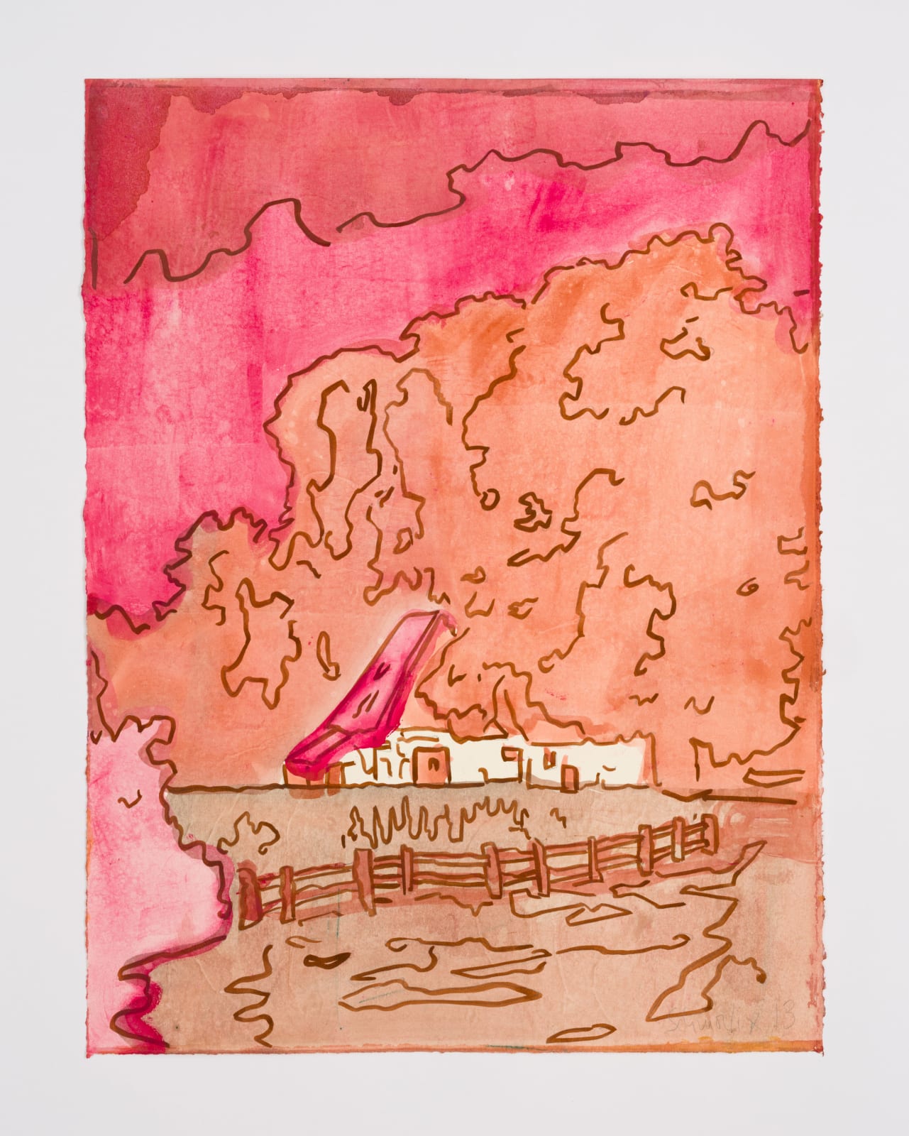 Hubert Schmalix, Fenced, 2013