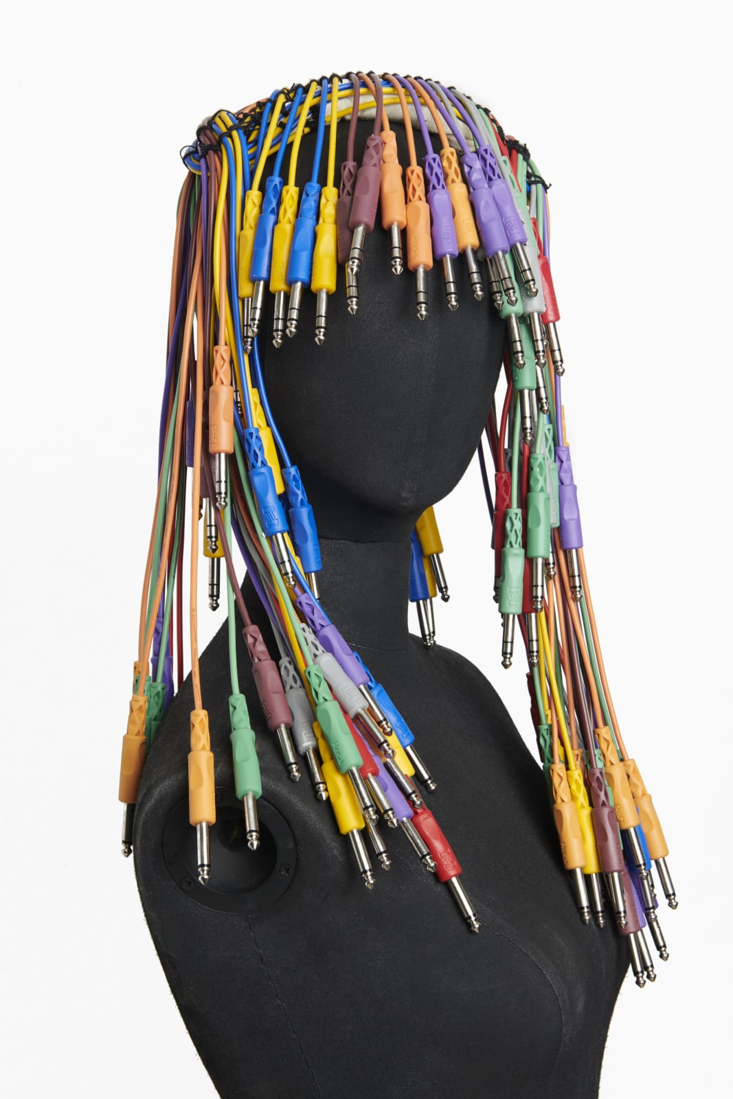 Joanne Petit-Frère, Pride Nebular Crown (Woven, while plugging in Bass), 2021