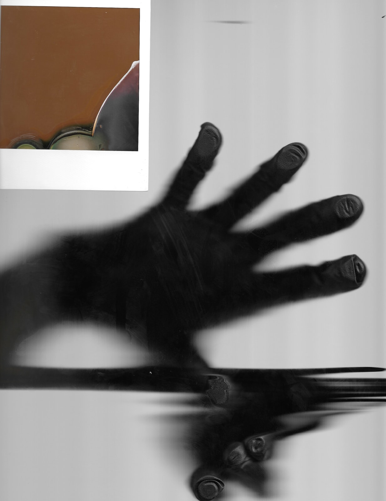 Joanne Petit-Frère, Studio Hands #18 - Experiencing a Glitch is Bound to Happen (We Couldn't Make it Werk Here, Moving along/past/behind the Beat, Don't Stop Now), 2020