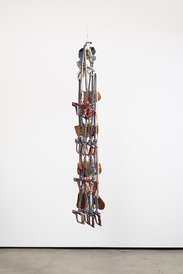 Katy Cowan, Ropes, Days, Nights, Handles, Netting, and Poem Variation, 2016