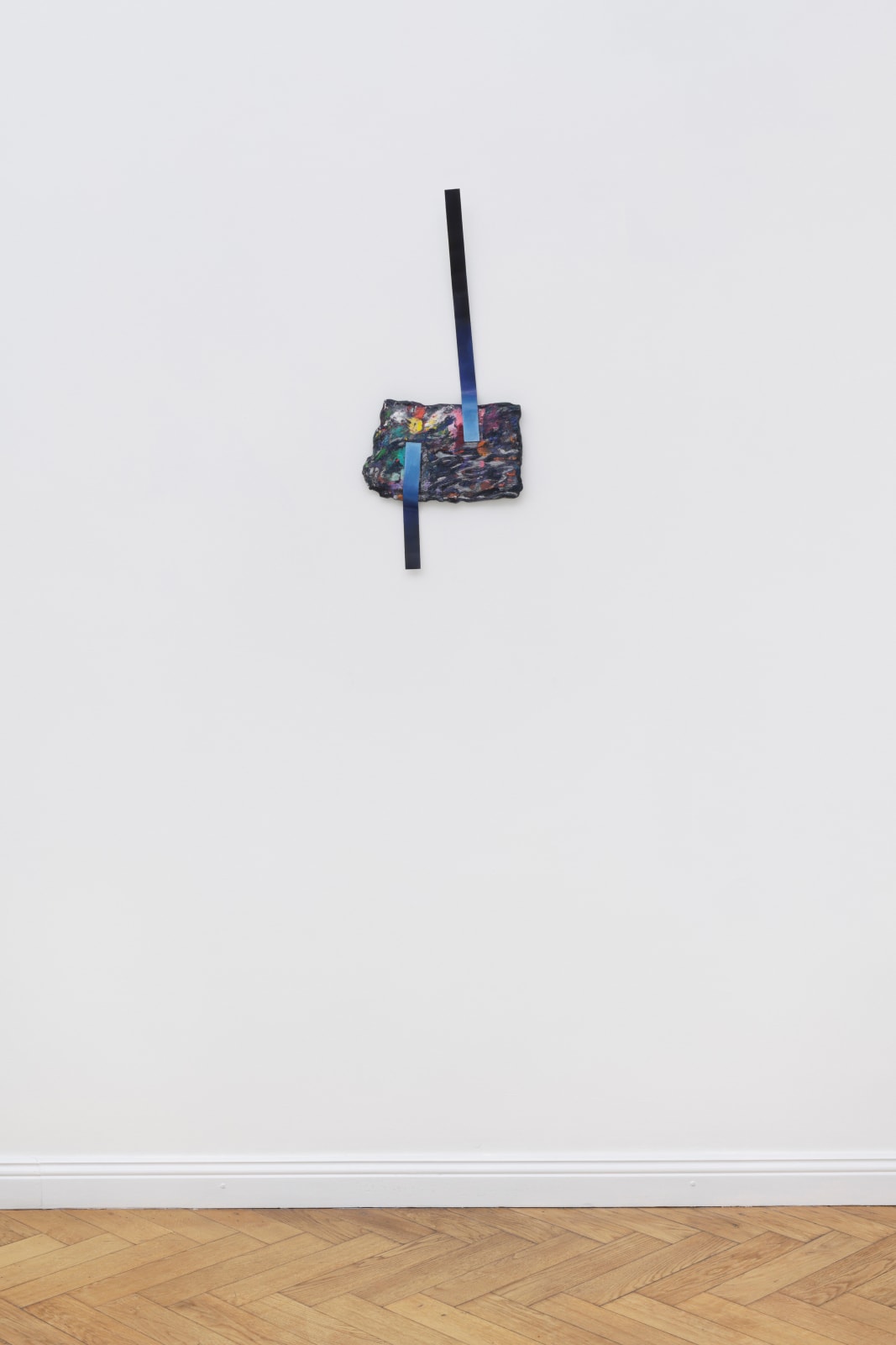 Katy Cowan, and in the muted light; a long piece of tape, 2025