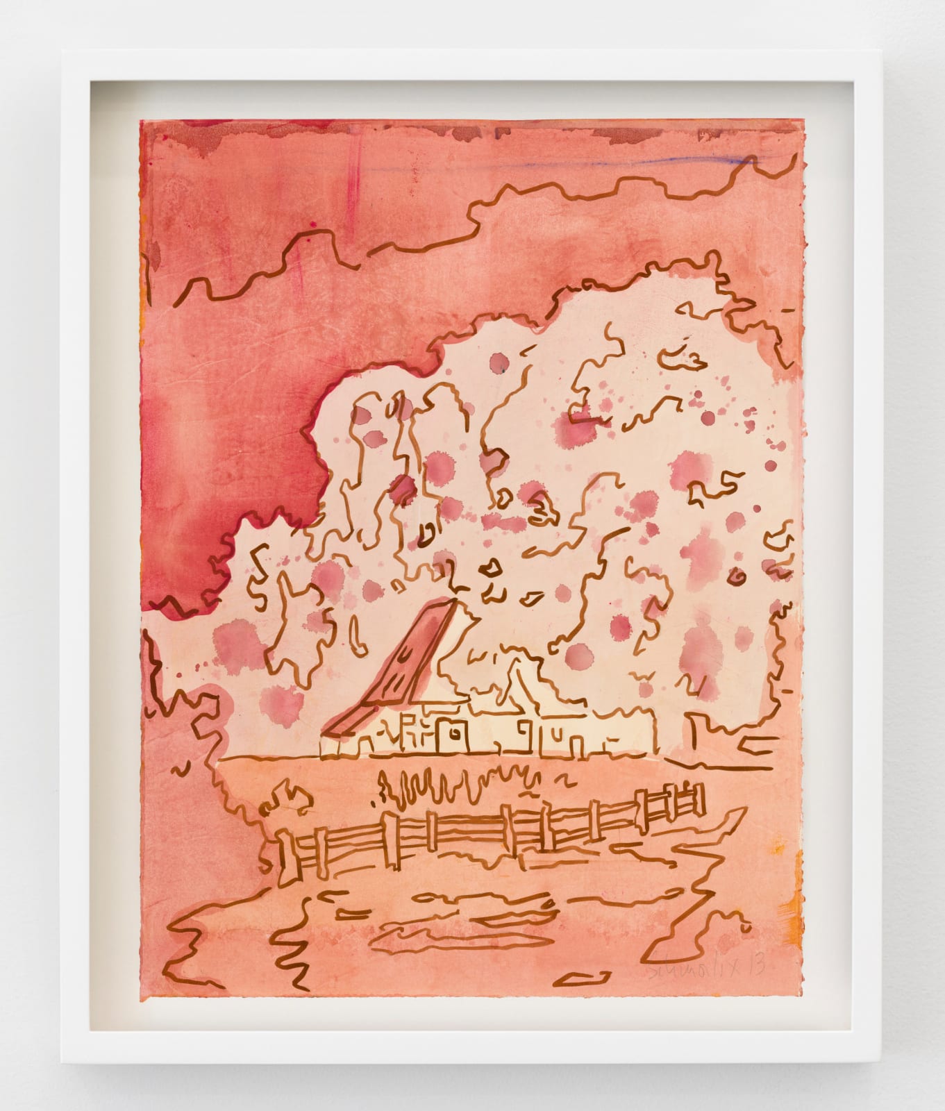 Hubert Schmalix, Fenced 2, 2013