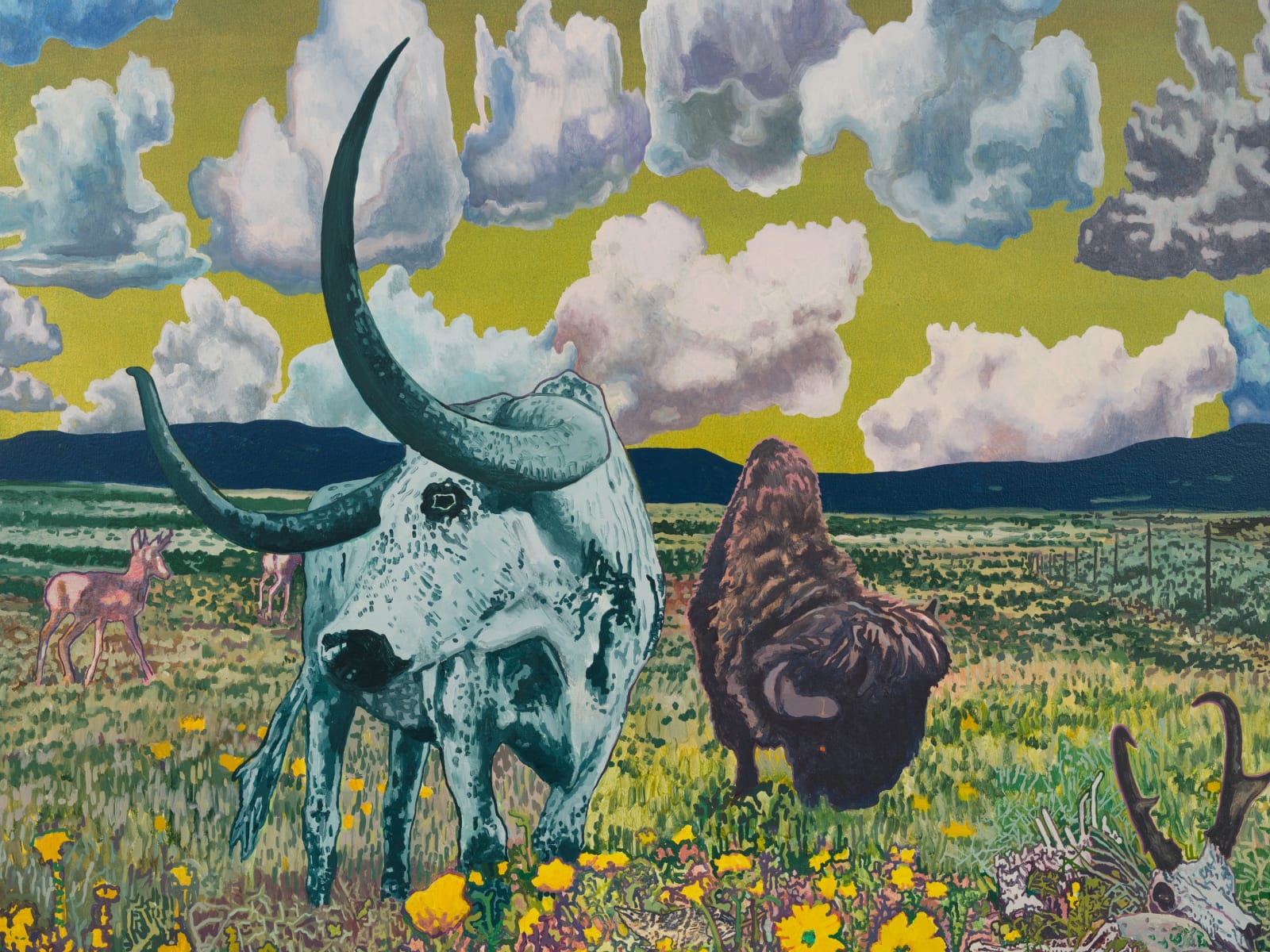 Aaron Morse, Cloud World (Western Creatures), 2025