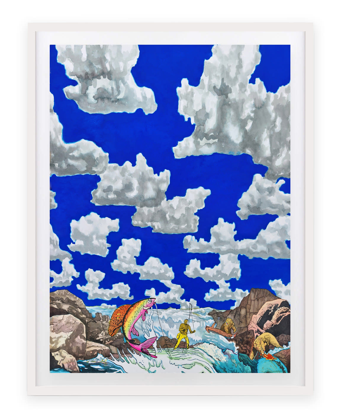 Aaron Morse, Cloud World (Fishing), 2022