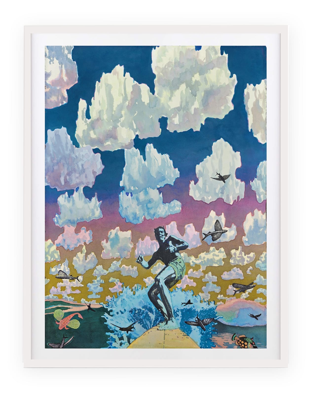 Aaron Morse, Cloud World (Flying Fish), 2022