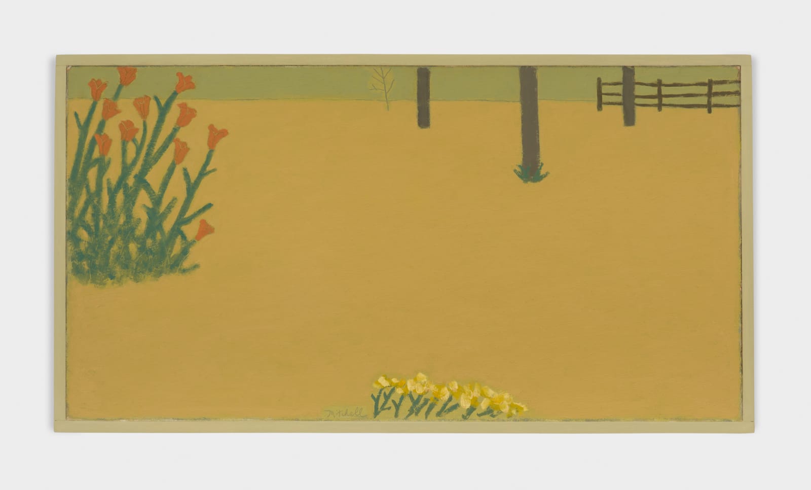 John Joseph Mitchell, Orange and Yellow Lilies, 2023