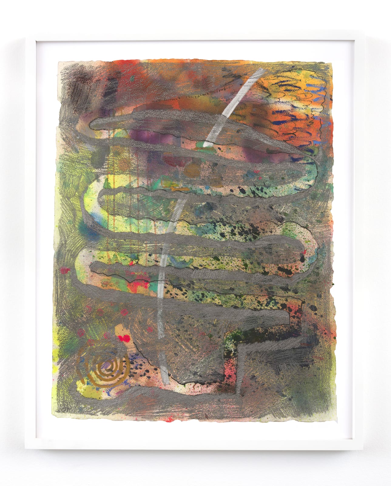 Katy Cowan, River Drawing 1, 2018