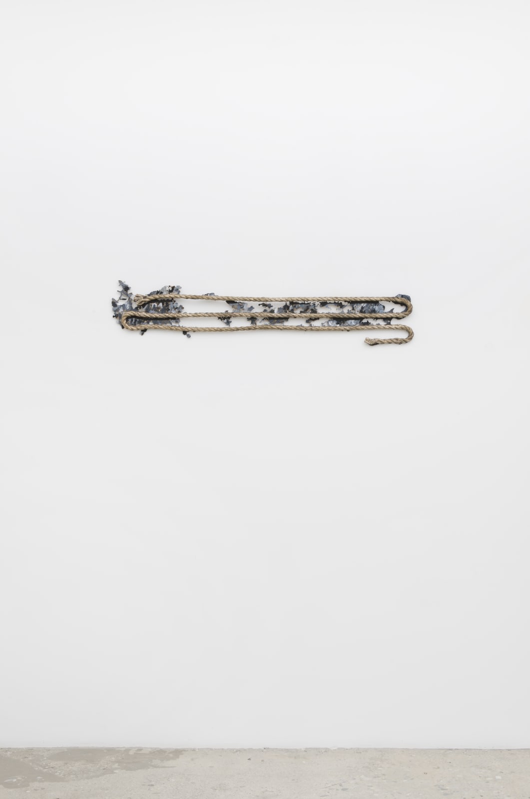 Katy Cowan, Rag and Shadow Rope (Resting Position), 2017