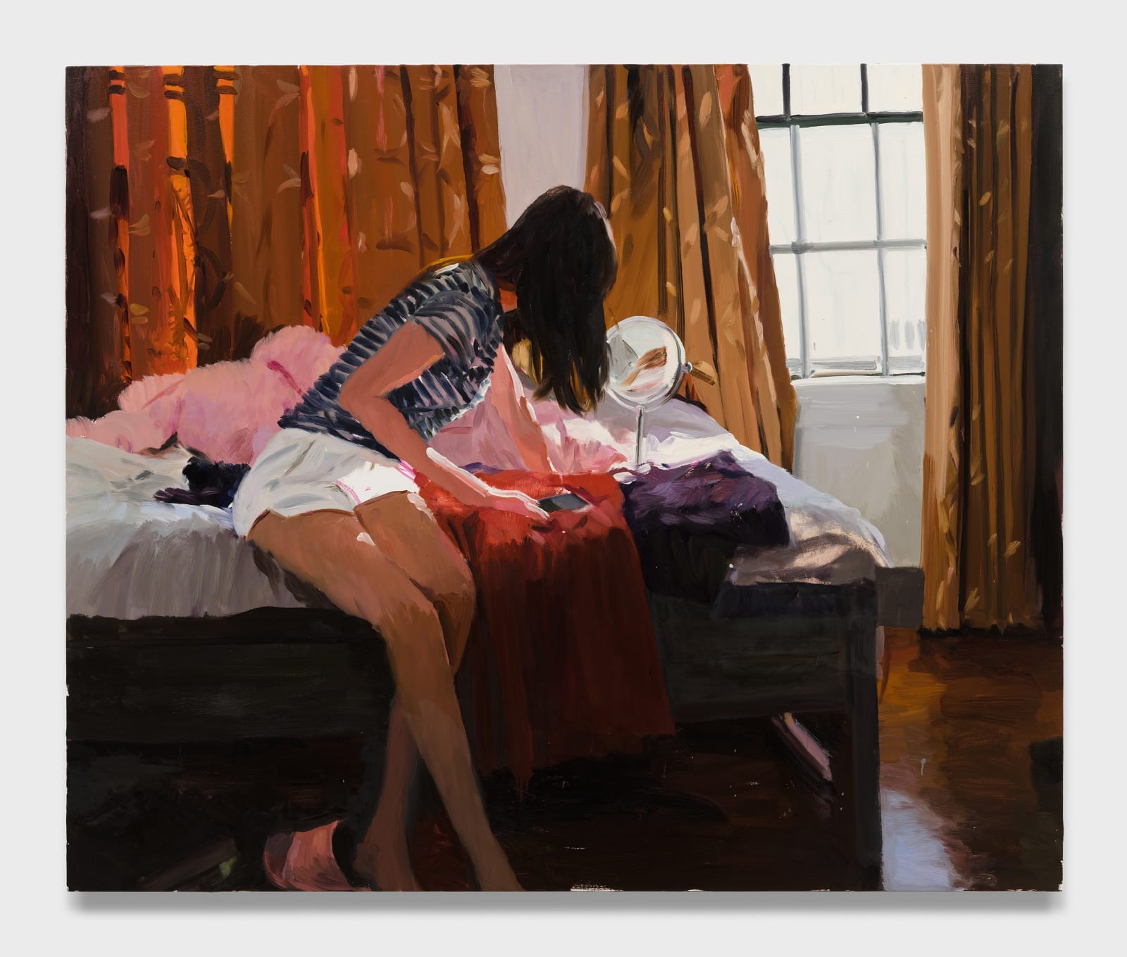Sung Jik Yang, Joanne Looking in Mirror, 2022
