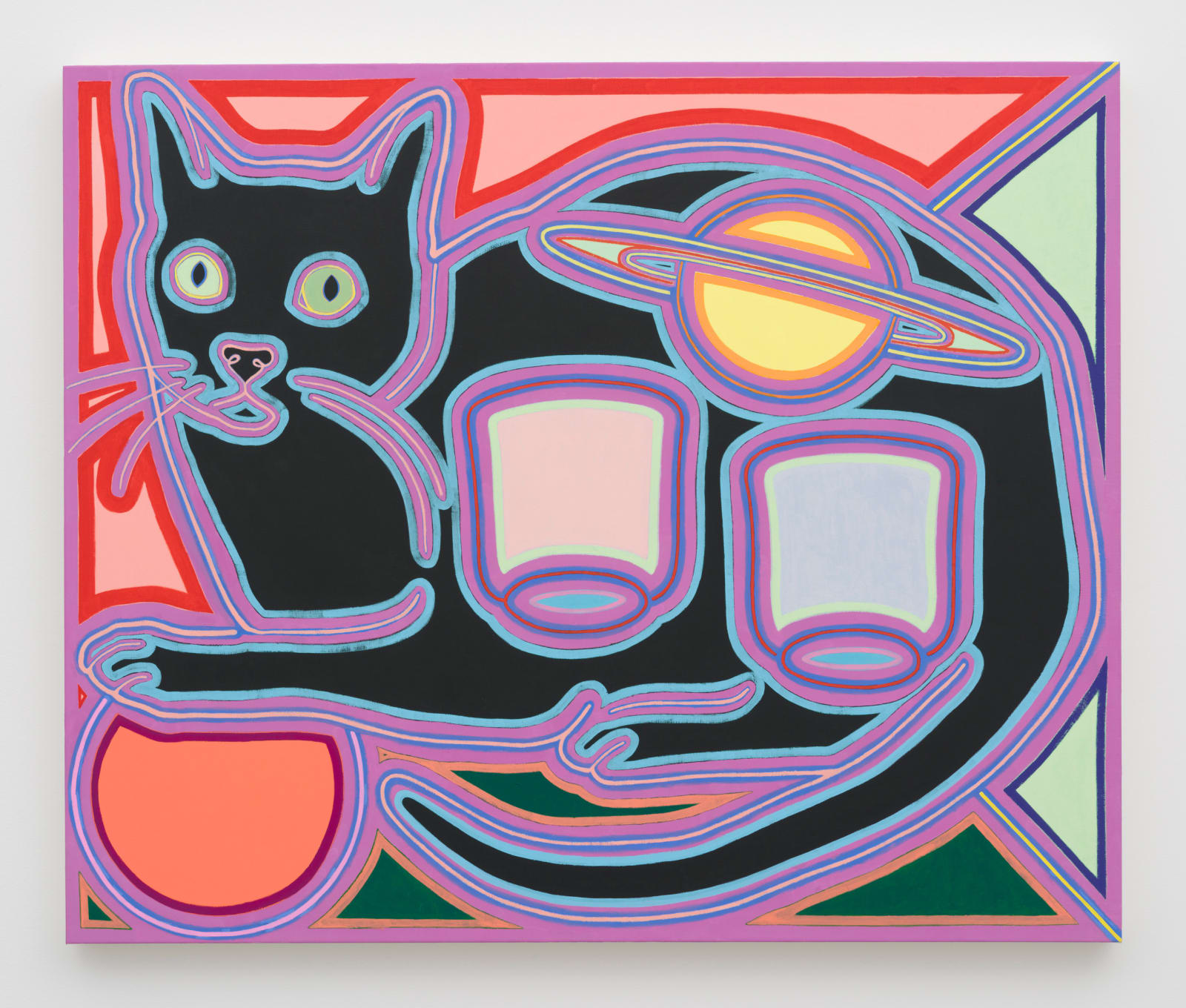 Holly Coulis, Cat as Universe, Saturn, 2023