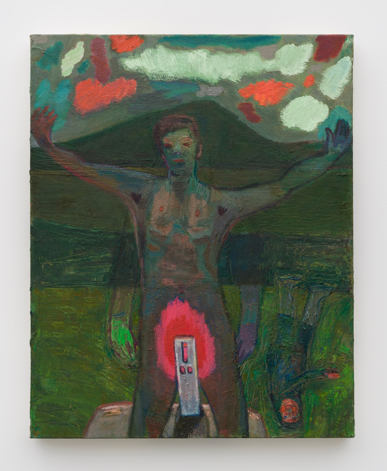 Lisa Sanditz, Testicle Tanning, 2022