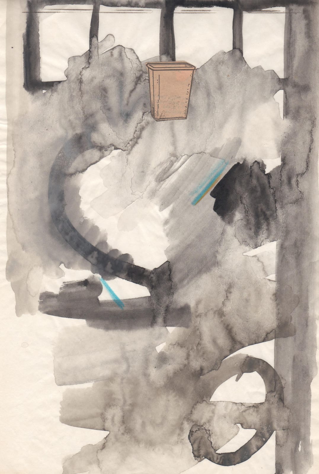 Pat O’Neill, Sketches on Manifold Paper 10, 1980