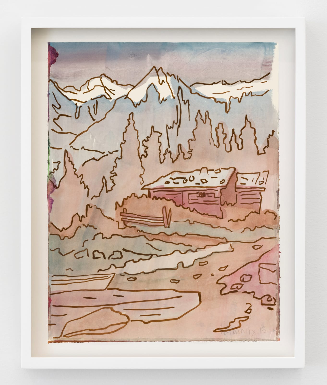 Hubert Schmalix, Mountain Hut, 2013