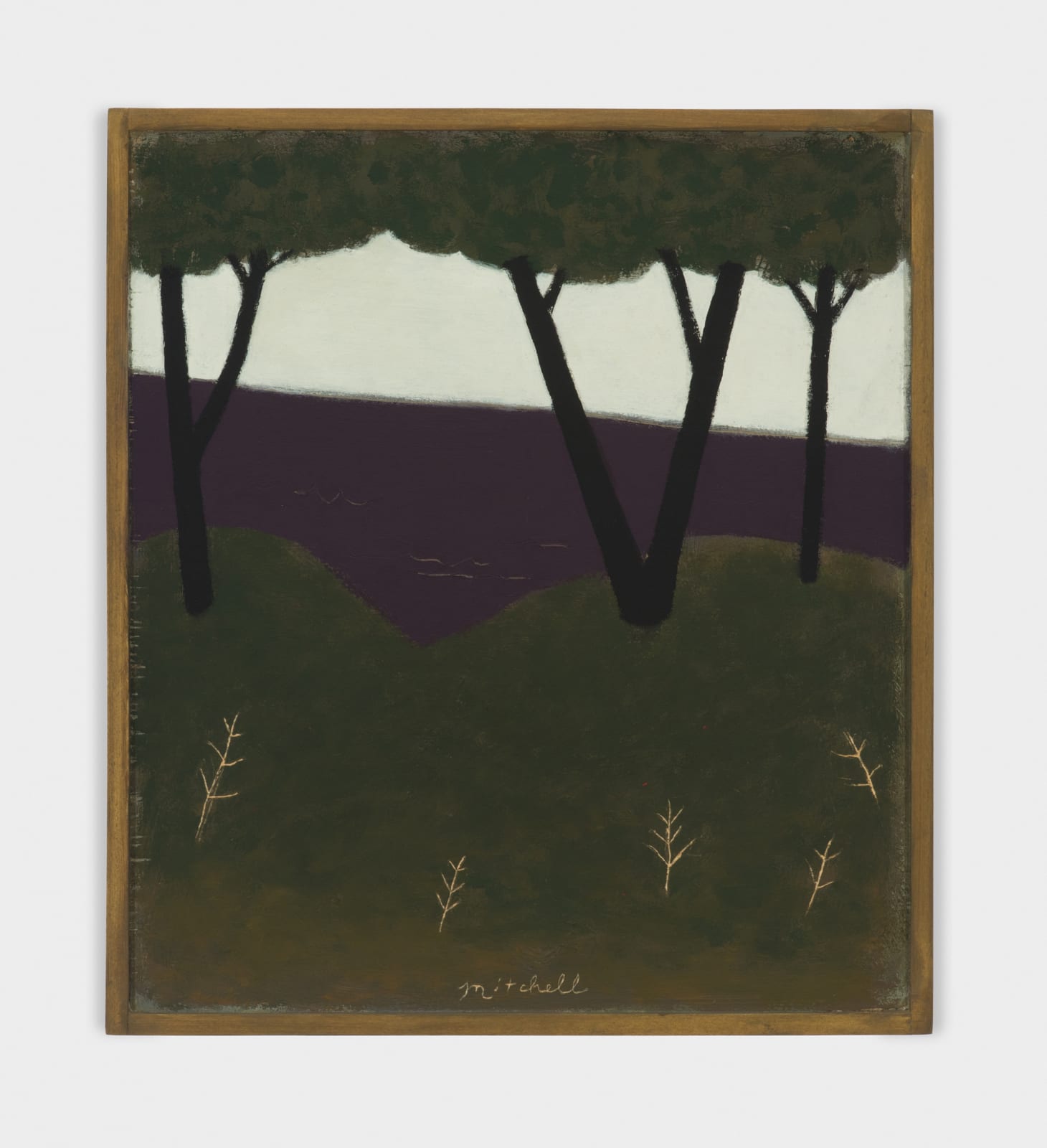 John Joseph Mitchell, Trees on the Lake Shore, 2023