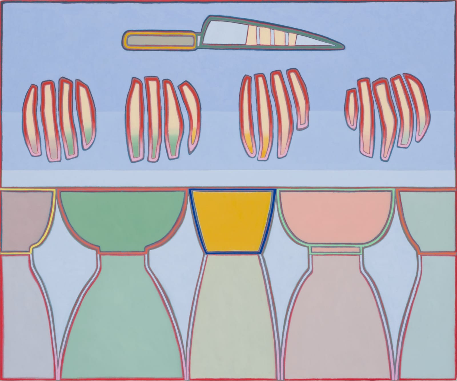 Holly Coulis, Knife, Potatoes (for French Fries), Bowls, 2017
