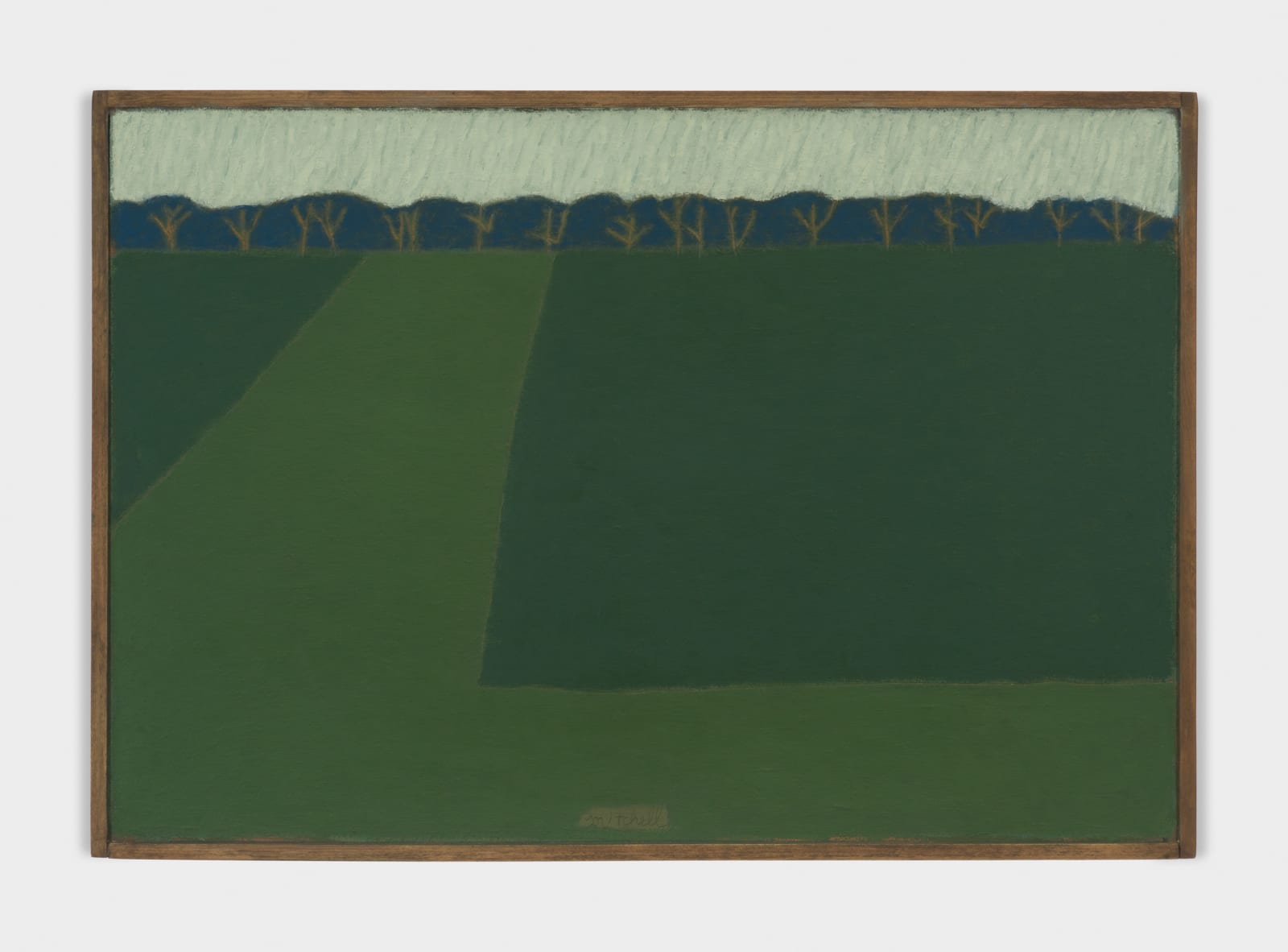 John Joseph Mitchell, Rain Over The Turf Farm, 2023