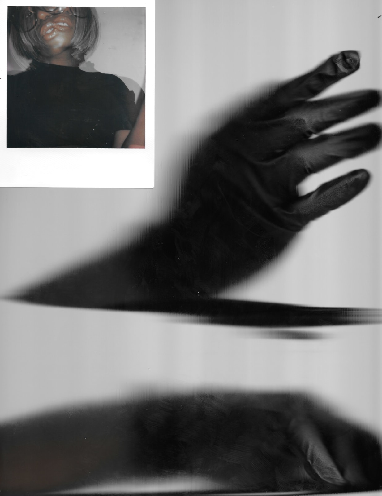 Joanne Petit-Frère, Studio Hands #23 (Jordan's No.) - BraidCora Weaves Elegance, See These Fingahs (Black Gloves, Black Fit Tee, Black Dip Dyed Bob- Bassed, Blessed? Yes), 2020