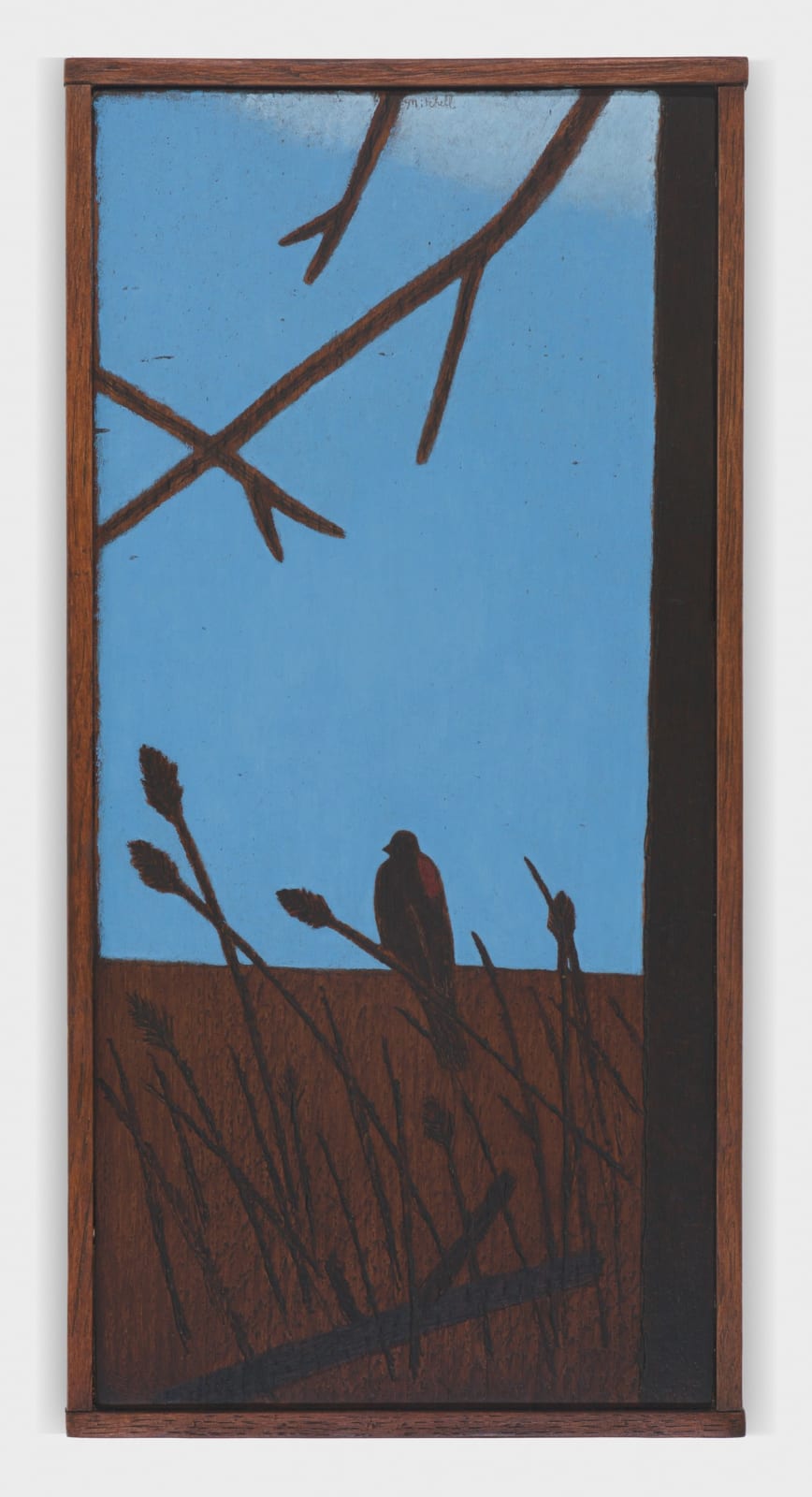 John Joseph Mitchell, Red-Winged Blackbird in the Marsh, 2025