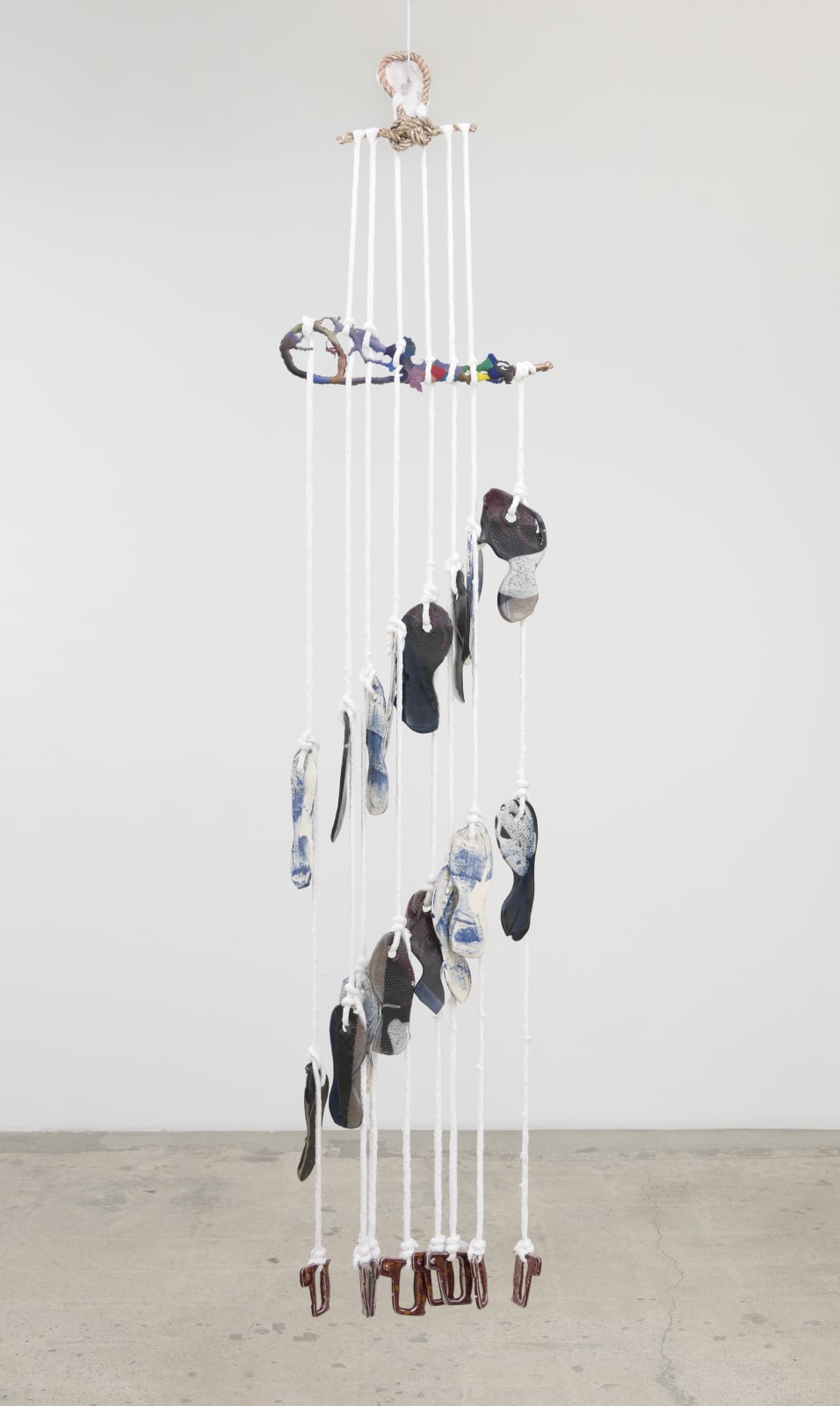 Katy Cowan, Prints and Color and Rope Variation, 2017