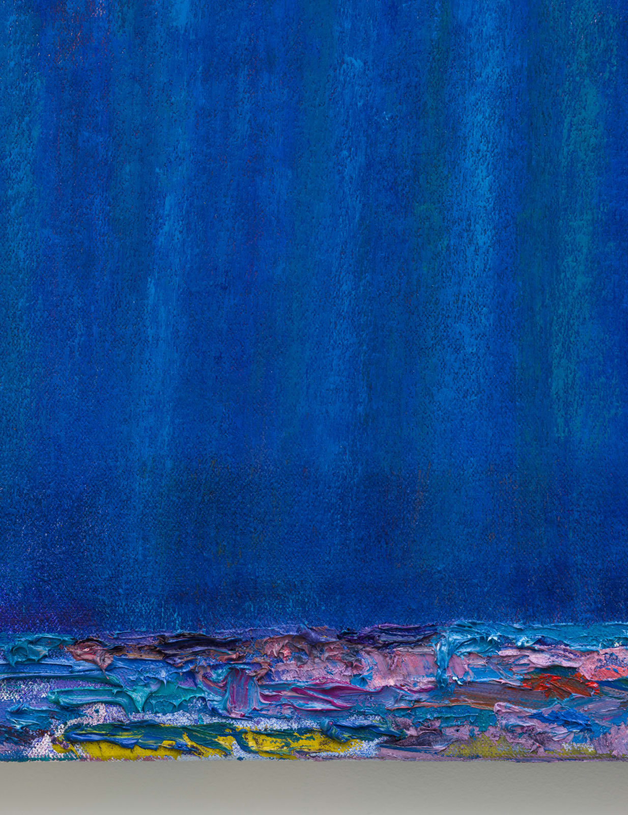 Rema Ghuloum, Facade (Blues), 2025