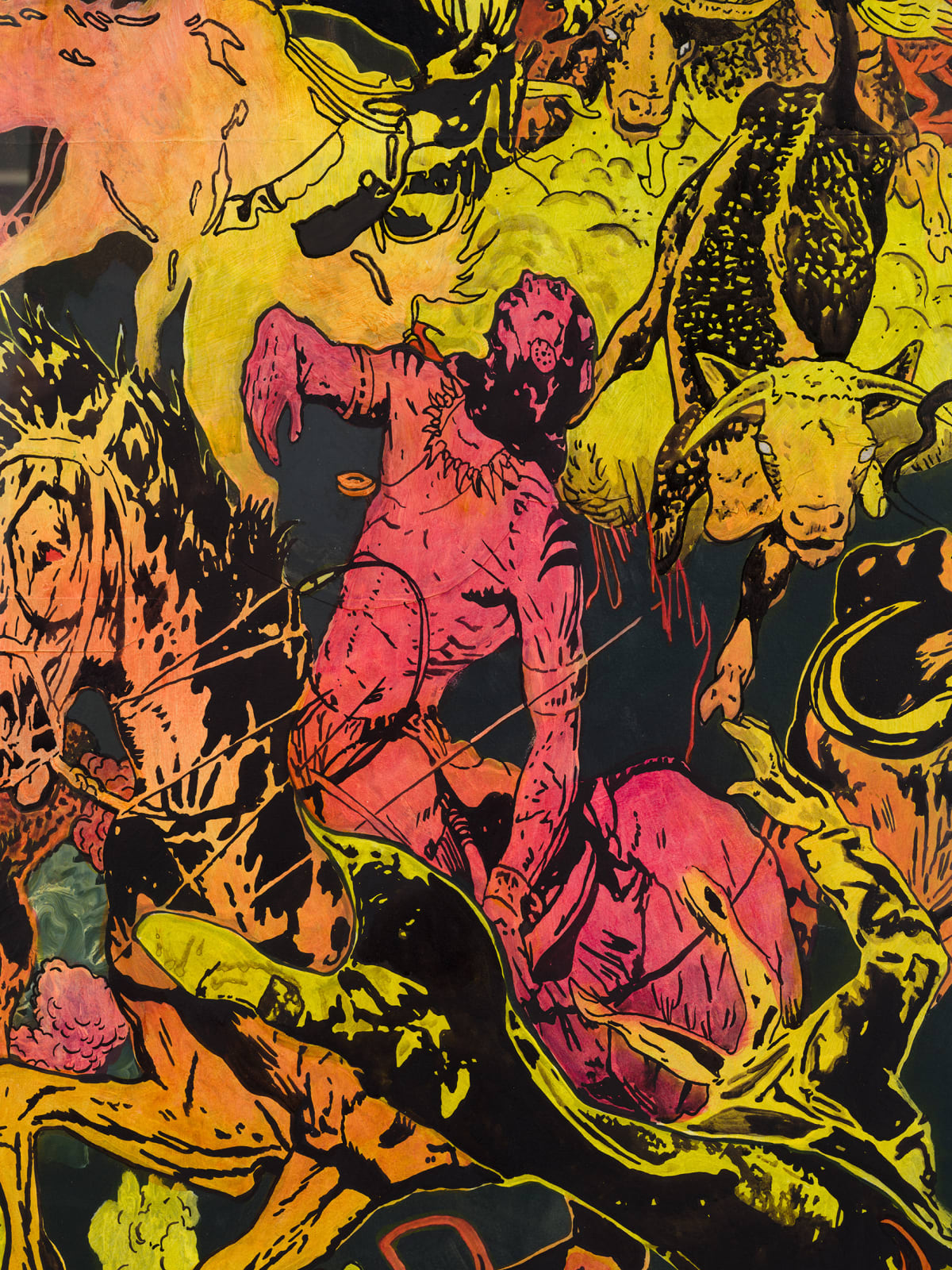 Aaron Morse, Stampede (Western Death), 2017