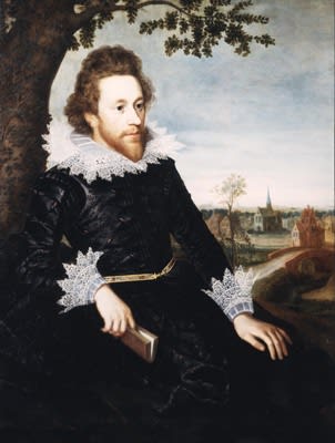 Anglo-Flemish School, Portrait of a gentleman, c. 1620